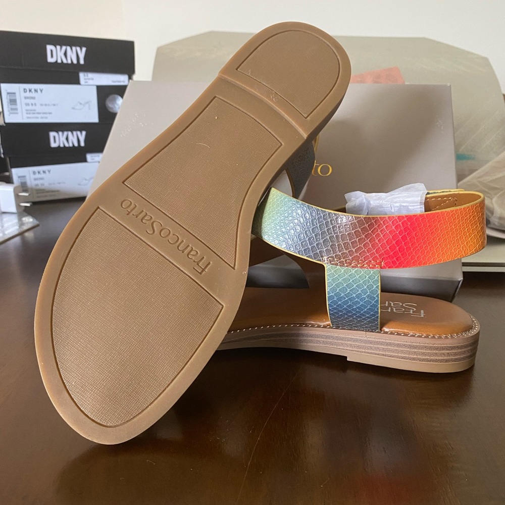 Franco Sarto L Glenni Multi colored Sandals - Picture 4 of 4